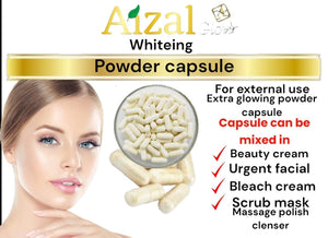 Gluta Whitening Powder Capsules - Aizal Glow Cosmetics