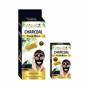 Charcoal Black Mask - Aizal Glow Cosmetics